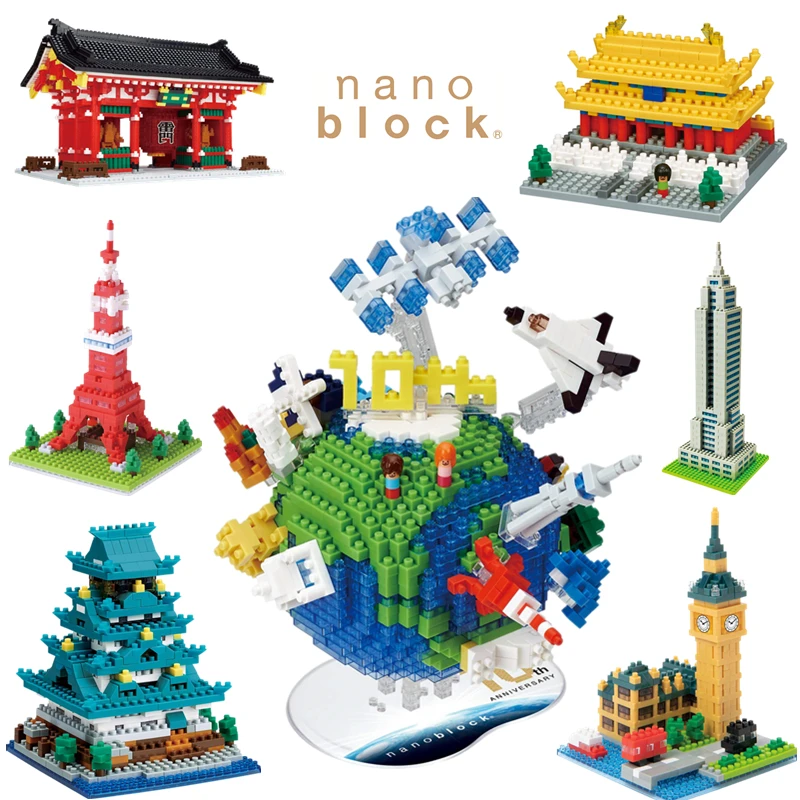 

Nanoblock Sights To See Series Full Landmark Famous Micro Building Blocks