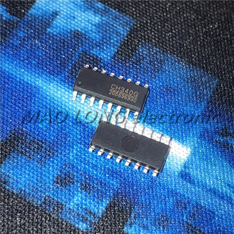 

5 шт./лот CH340G SOP16 340G SOP-16 CH340 SOP оригинальная IC R3 плата бесплатная USB кабель серийный чип в наличии