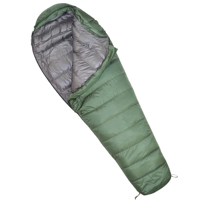 Kopen Camping Eendendons Wandelen Slaapzak-15 ~ 10 ℃ Ultralight 3 Seizoen Mummie Warm Winter Slaapzak Volwassen Voor Outdoor Home Reizen