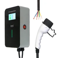 ev wall charger 3phase 32amp 22kw ev charging station type 2 ev plug car charger wallbox