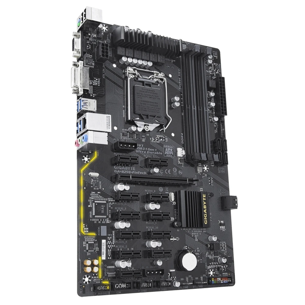 Материнская плата Gigabyte GA-B250-FinTech | Компьютеры и офис