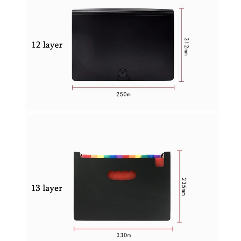 12/13 карманов расширяющаяся папка для файлов/Органайзер файлов гармодиана с