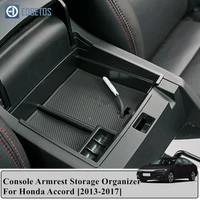 auto car accessories interior storage for honda accord 2013 2014 2015 2016 2017 center console organizer insert materials tray
