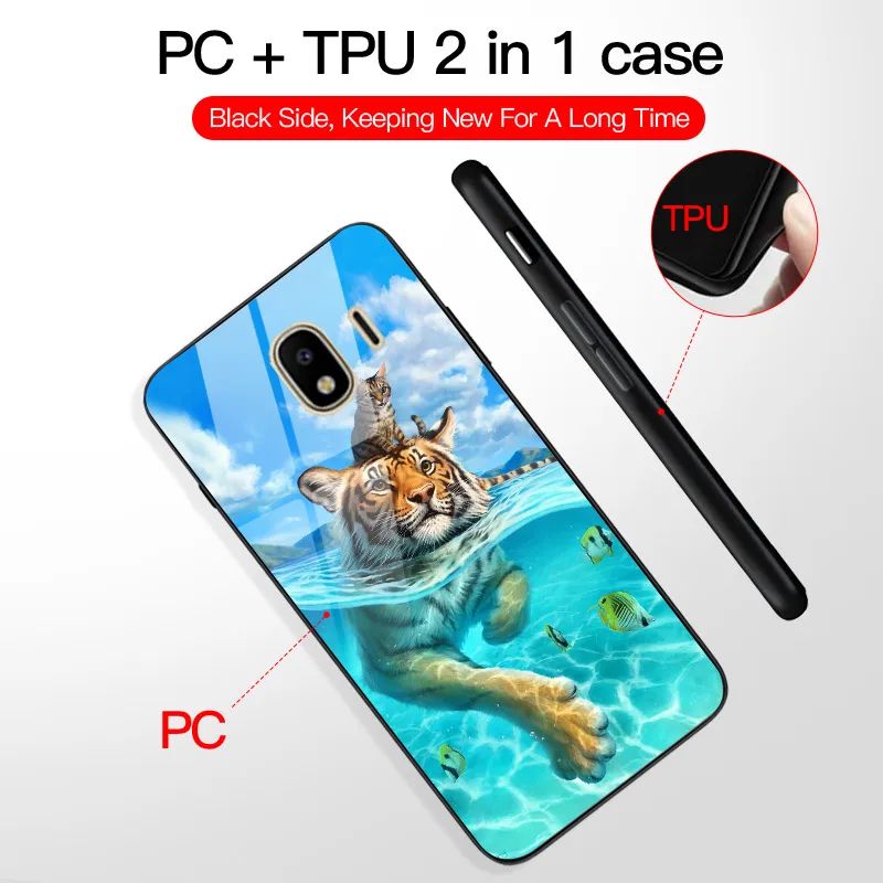 Для samsung J6 чехол для бампер samsung Galaxy J4 Plus задняя крышка J3 J5 J7 ЕС чехол черного цвета из ТПУ и твердого пластика J1 чехол для телефона