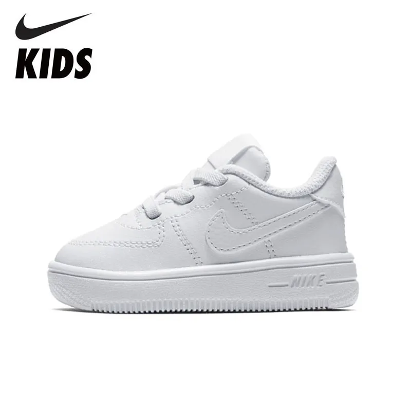 NIKE FORCE 1 оригинальная детская обувь удобные детские кроссовки дышащие Спортивные кроссовки#905220-100
