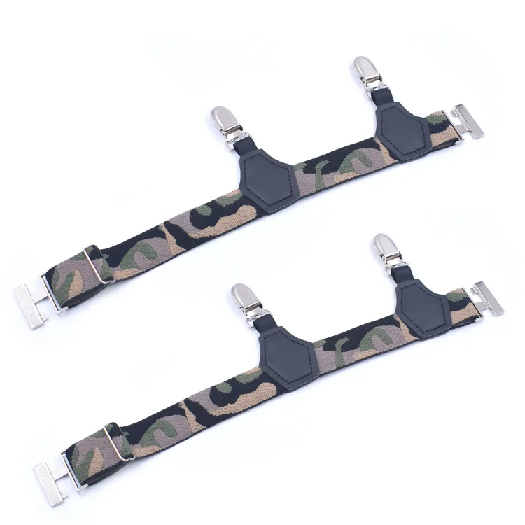 Мужские s регулируемые носки подвязки Военный полицейский Камуфляжный носок