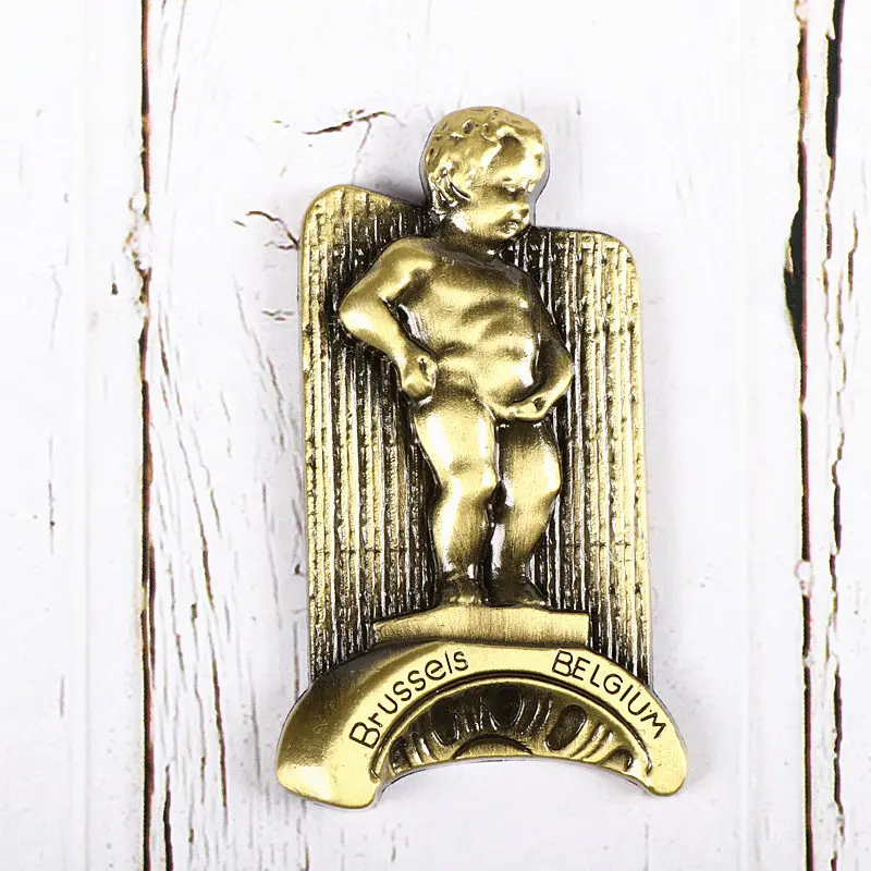 Металлический магнит в европейском стиле для холодильника украшение