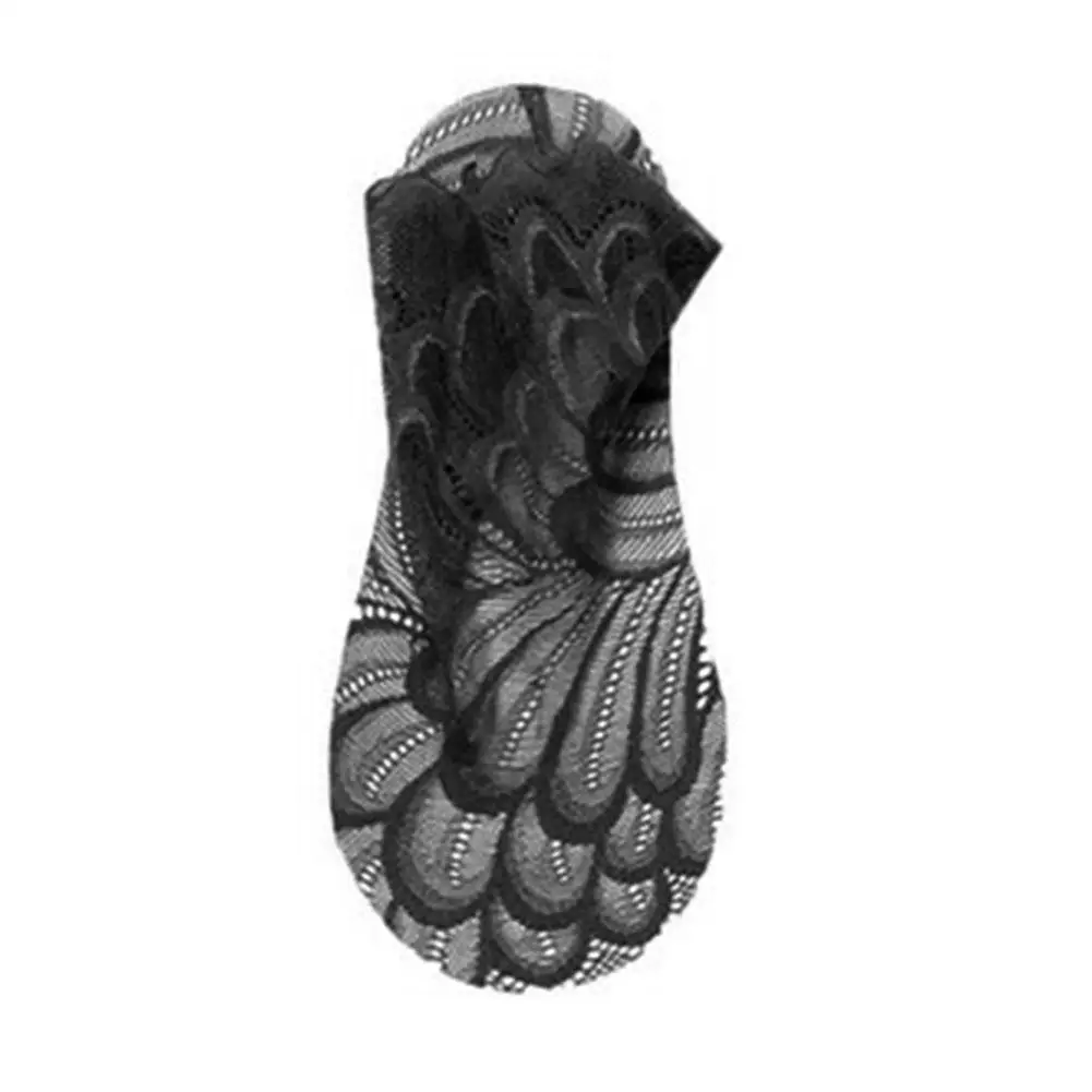 

Peacock Feather Pattern Lace Ultra-Thin Invisible Sock Crystal Socks Breathable Casual Silk Fashion Personality Ship Socks N6K1