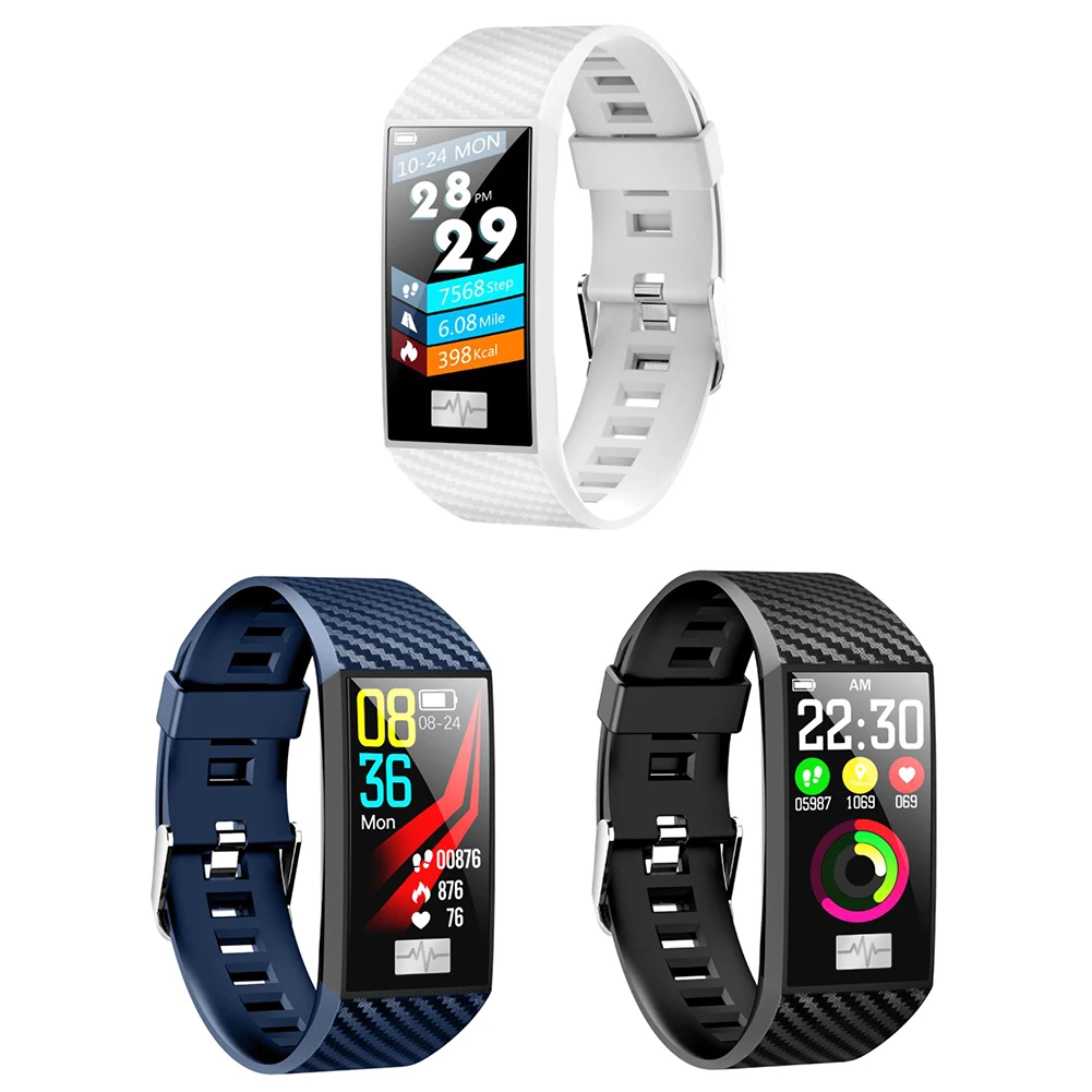 For DT58 1.14 Inch large Color screen Smart Recording Bracelet With Heart Rate ECG Blood Pressure IP68 Fitness Wrisatband | Электроника