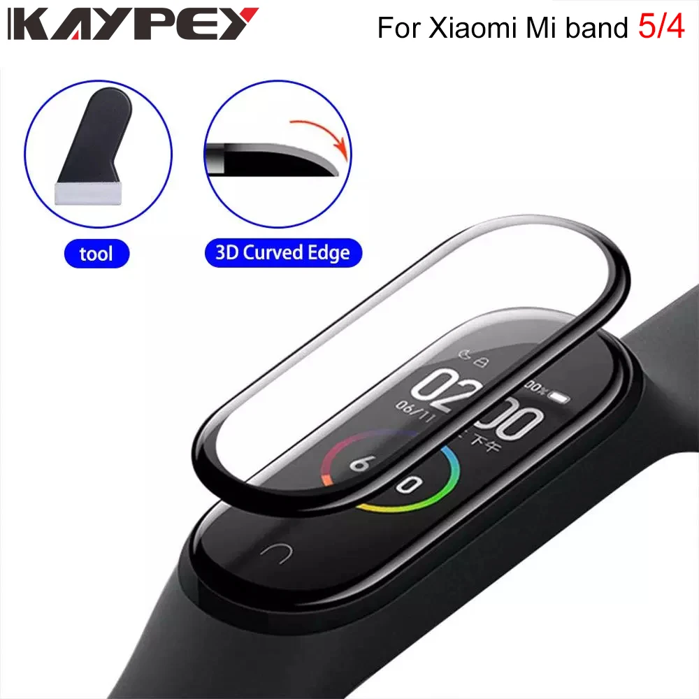 Защитная пленка для XiaoMi Mi Band 6 5 браслета Miband 4 мягкое стекло защиты от