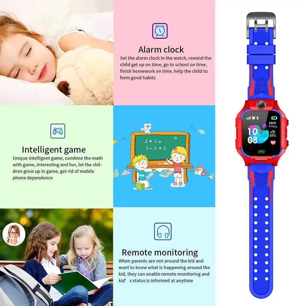 Детские Водонепроницаемые Смарт часы Z6 с GPS трекером и камерой|Смарт-часы| |