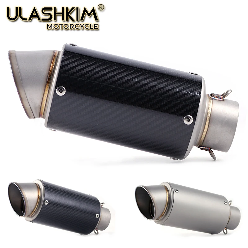 Мотоцикл из углеродного волокна глушитель трубы средней Escape Slip-On для YAMAHA YZF-R3 R3 R25