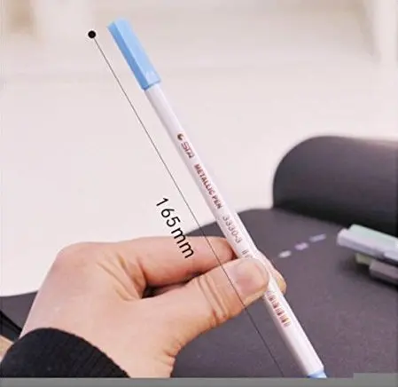 10 цветов металлическая маркерная Ручка DIY Скрапбукинг ремесла мягкая кисть