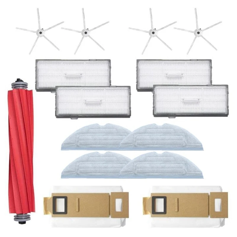 

Replacement Parts Kit Main Brush Side Brushes Dust Bag & Filters for Xiaomi Roborock S7 T7S T7 Plus Vacuum Cleaner Parts