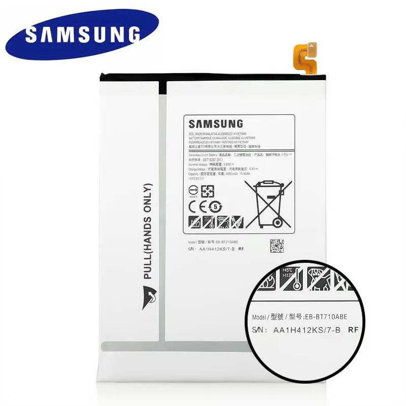 Оригинальный планшетный компьютер SAMSUNG аккумулятор 4000 мАч для Samsung Galaxy Tab S2 8 0