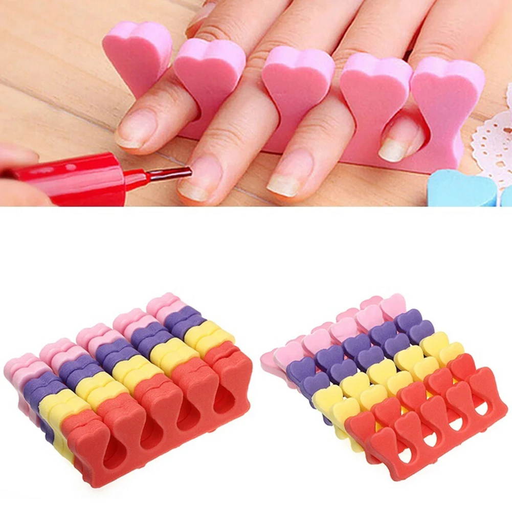 10/20 шт. мягкие нейл арта поролонная губка сепараторы пальцев рук и ног салон