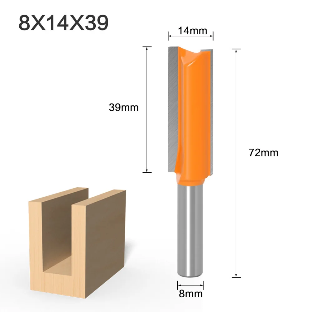 

Double-edged Router Bit Straight Cutter Tool Carbide Cutting tool 3pcs
