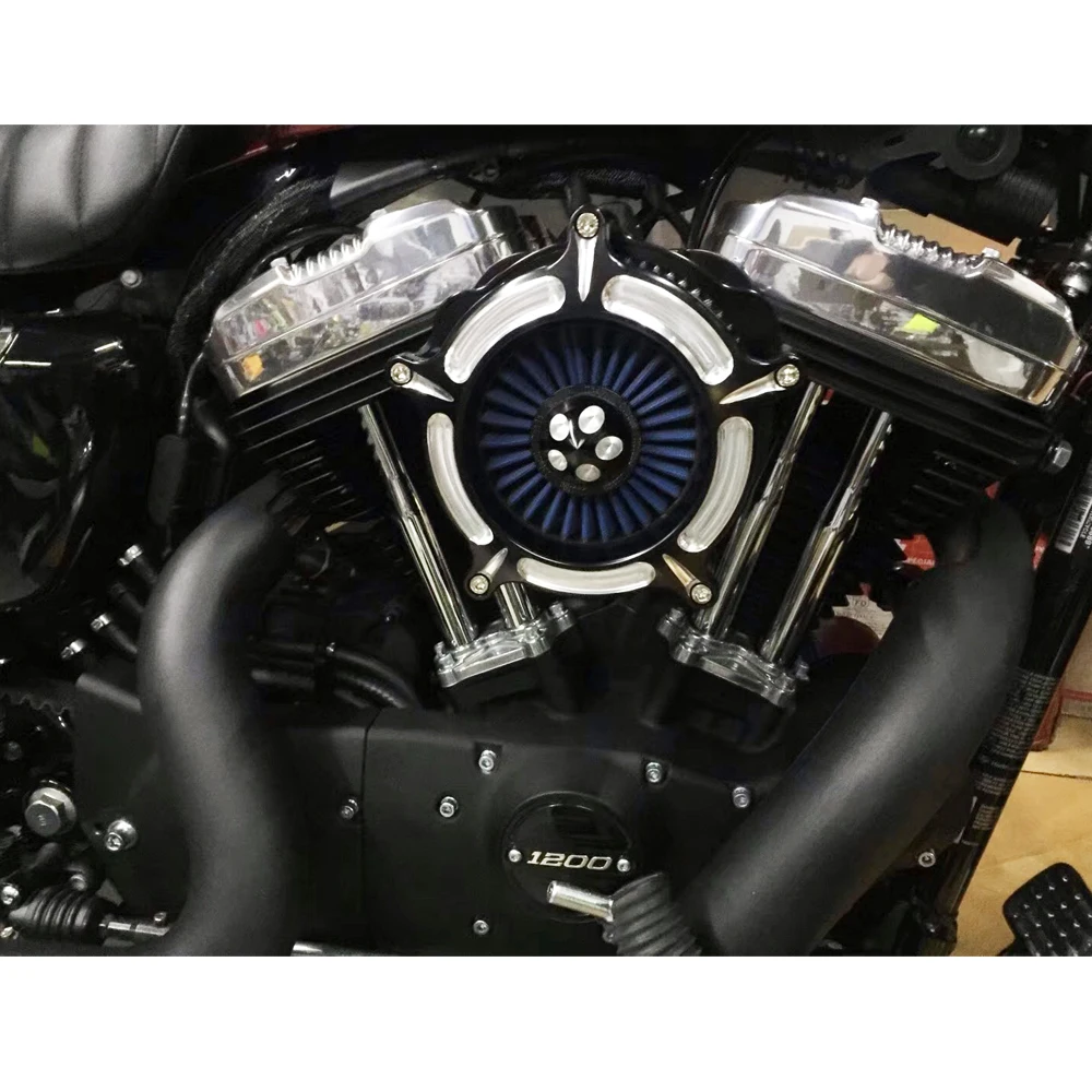Фильтр RSD для мотоциклетной турбины воздухоочиститель с ЧПУ комплект Harley Sportster XL