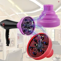 2021 hairdryer diffuser cover high temperature resistant silica gel collapsible hairdryer accessories hairdressing salon tools