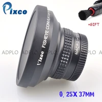 pixco 37mm 0 25x super macro wide angle fisheye lens thread lens for canon fuji fx nikon pentax dslr slr camera
