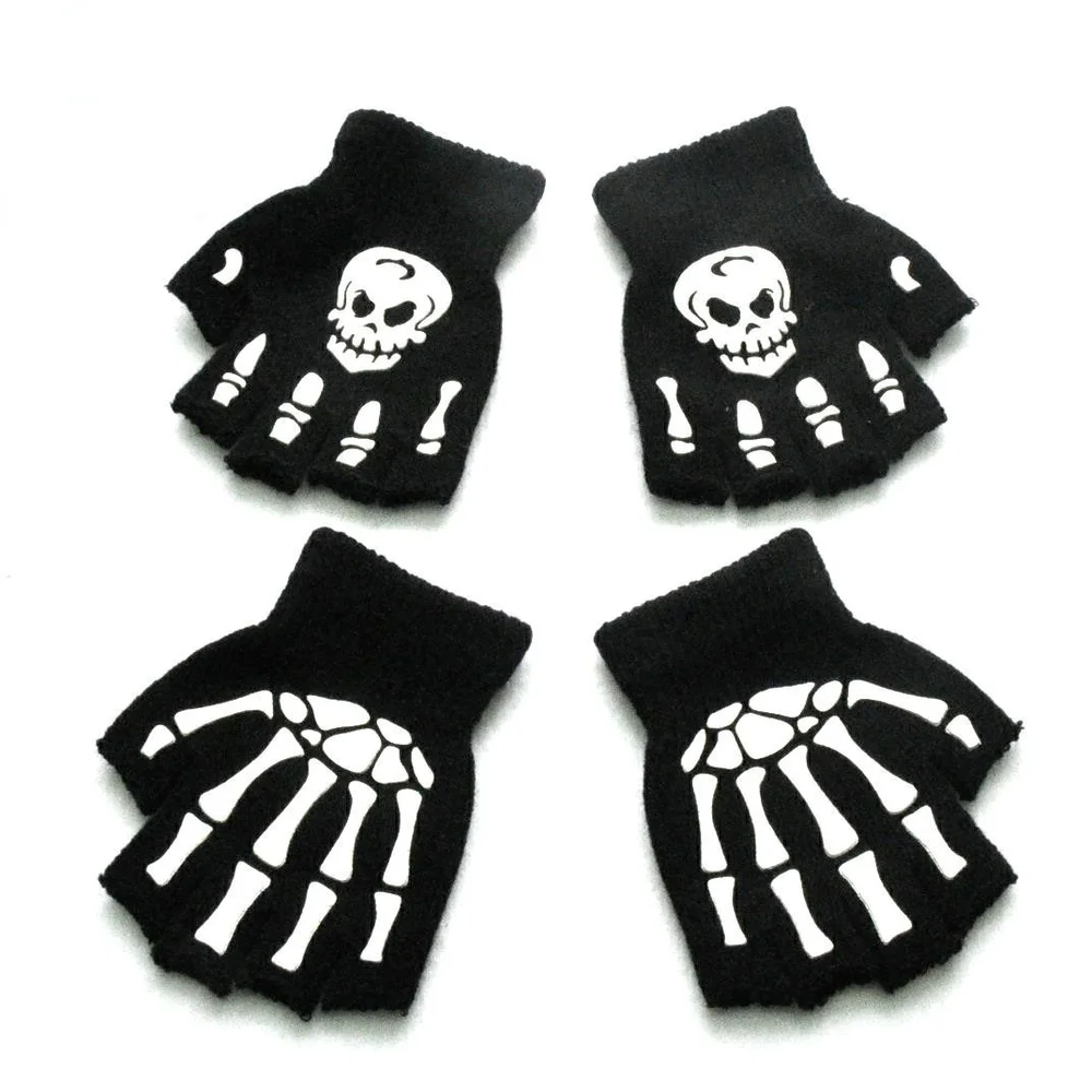 

Трикотажные зимние митенки для мальчиков и девочек