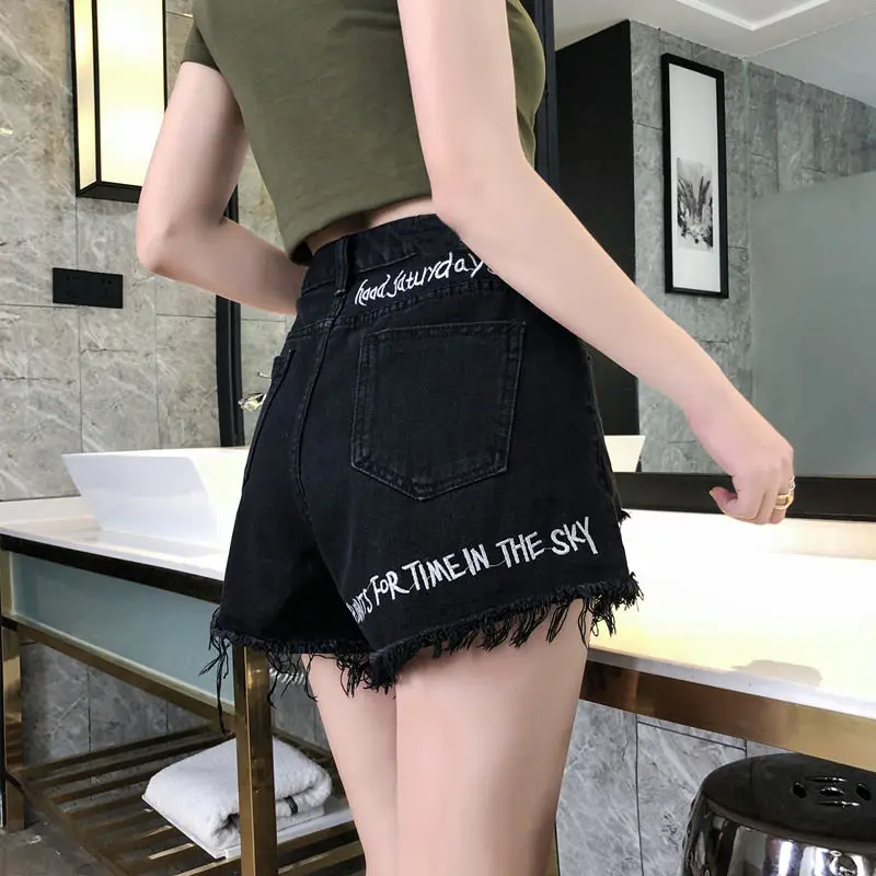 

2021 summer new loose A-line pants students show thin wide leg pants