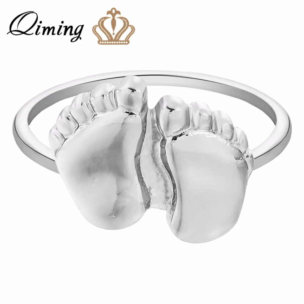 QIMING Детские Кольца для ног женщин милые золотые ювелирные изделия аксессуары