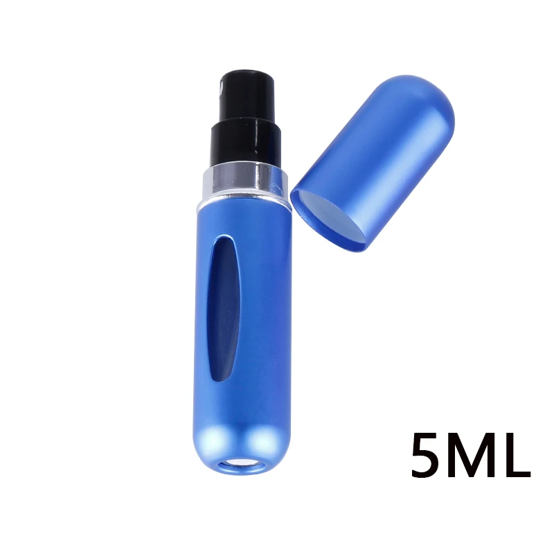 5 мл 1 шт. мини-портативный путешествия в нижней части может быть заполнен духов распыления спрей воздушный насос бутылка - Цвет: Blue