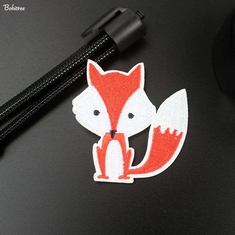 1 шт. мультяшная лиса нашивка значки с вышивкой термопереводки железная детская