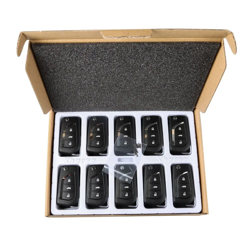 XHORSE XKTO00EN VVDI2 для Toyota Тип проводной универсальный дистанционный ключ 3 кнопки X008 VVDI