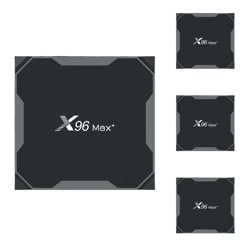 

ТВ-приставка X96 Max Plus S905X3, Android 9.0, 4 Гб, четырехъядерный процессор, 8K, видеоплеер, Wi-Fi 2,4, умная ТВ-приставка
