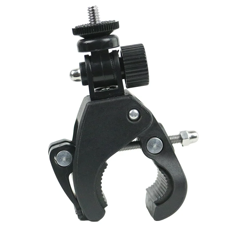 

High Quality 1/4 Camera DV DSLR Bike Bicycle Handlebar Clamp Bracket Tripod Mount Screw Clip Tripods for Gopro Hero5/4/3+/3/2/1