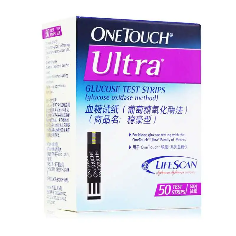 Onetouch Ultra Teststrips 50 Counts100 Tablet Touch Ultraeasy глюкометр для диабета|Уровень глюзы в крови| |