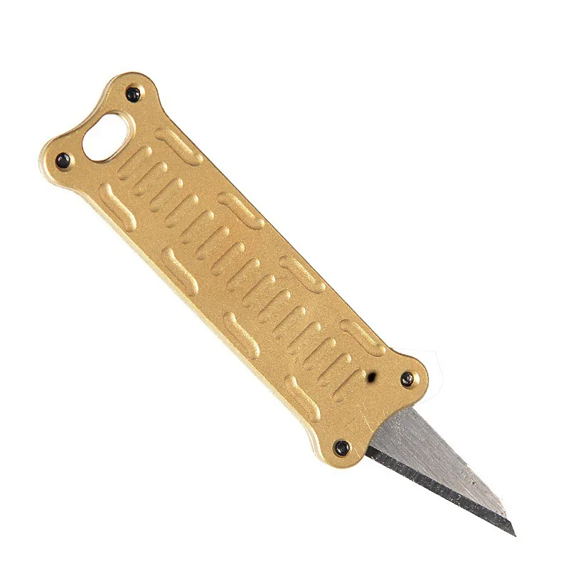 EDC Multipurpose Pocket Cutter Keychain Multifunctional Multi Tool Camping Outdoor Pare Peeler Portable Metal Cutlery Survival T