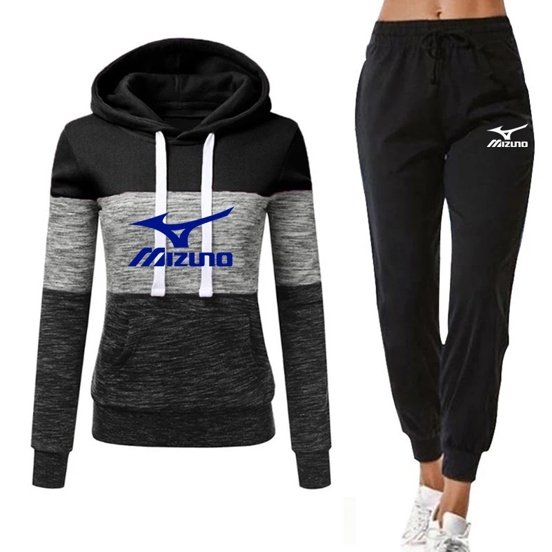 

Survtement D'hiver Dour Femme, Ensemble 2 Pices Imprim, Sweat A Capuche + Pantalon, Vtements De Sport Pour Femmes, Ensemble