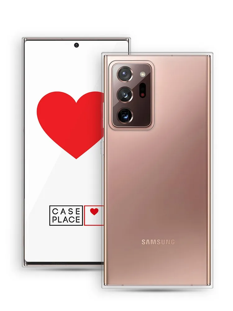 Силиконовый прозрачный чехол для Samsung Galaxy Note 20 Ultra защитный тонкий мягкий