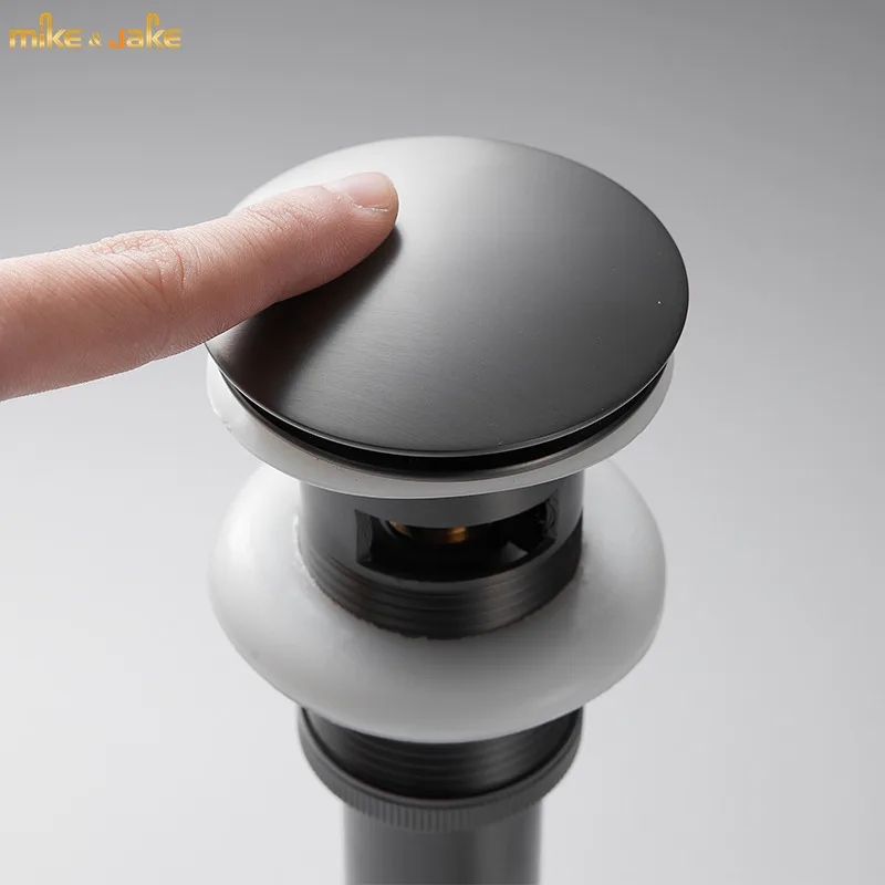 Латунная сливная раковина для ванной комнаты Gunmetal металлические сливные отходы