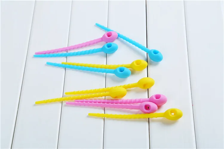 Многоразовые силиконовые Галстуки 10 8 см для безопасного использования в пищевых