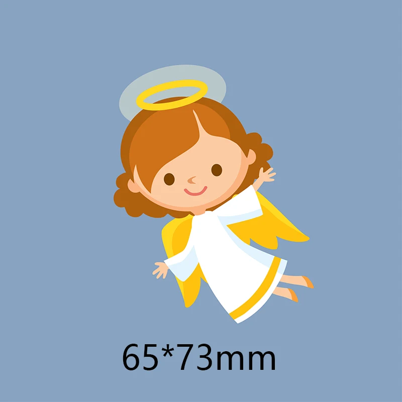 Детские ангельские металлические стальные рамки резные штампы сделай сам скрап