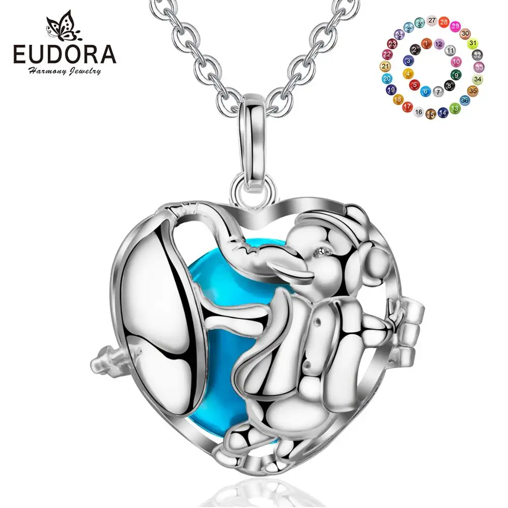 Медная подвеска Eudora диаметром 20 мм с шариком Harmony Bola кулон в виде медальона