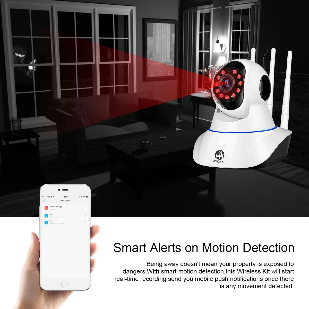 Видеонаблюдение для дома Wi fi камера Wifi камера Домашняя безопасность ip-камера Беспроводная видеонаблюдение Wi-fi ночное видение 1080P Cam отправка A или B случайным образом