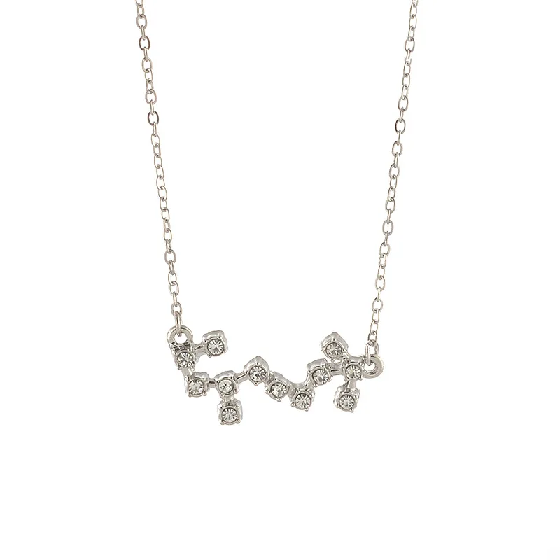 Трендовые блестящие хрустальные звёзды Знак зодиака 12 Созвездие Подвески