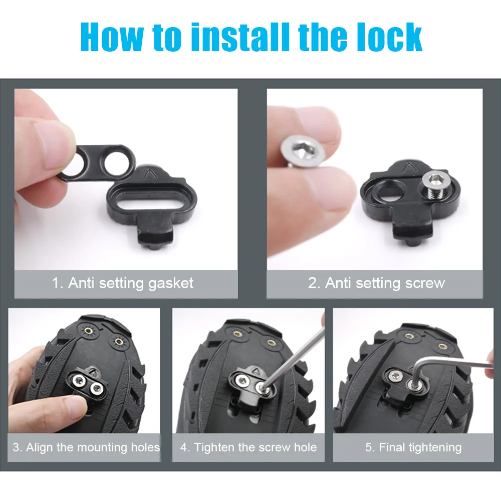 

ZERAY ZP-108S MTB Pedals Set Mountain Bike Pedals with Cleat Compatible for SPD Structre Mountain Bicycle Accessories