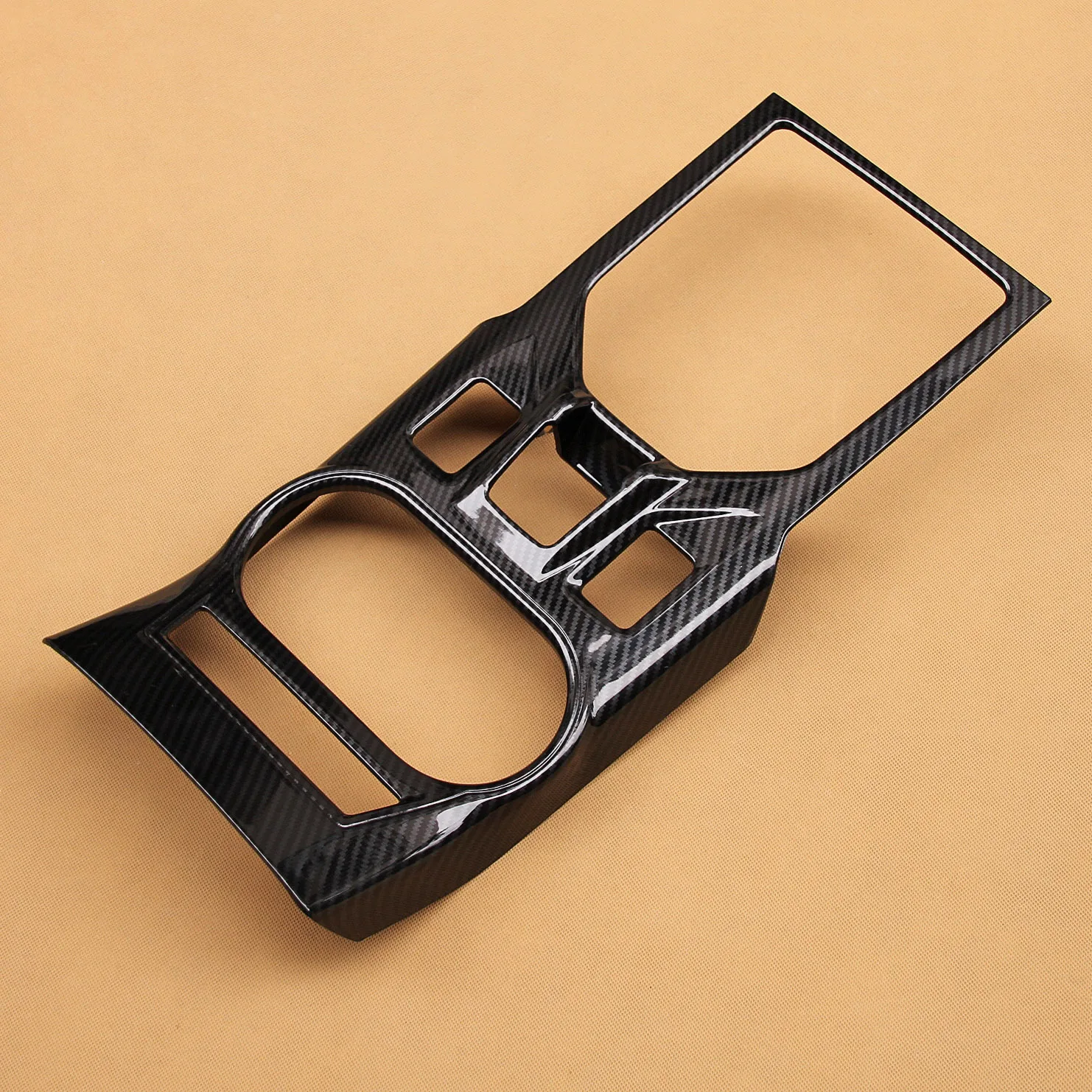 Carbon Fiber Gearshift and Cup Holder Cover for Subaru Impreza Crosstrek XV 2017-2020 image 3