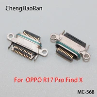 chenghaoran 2pcslot for oppo r17 pro find xreno realme2 micro usb jack charging port charger data dock connector replacement