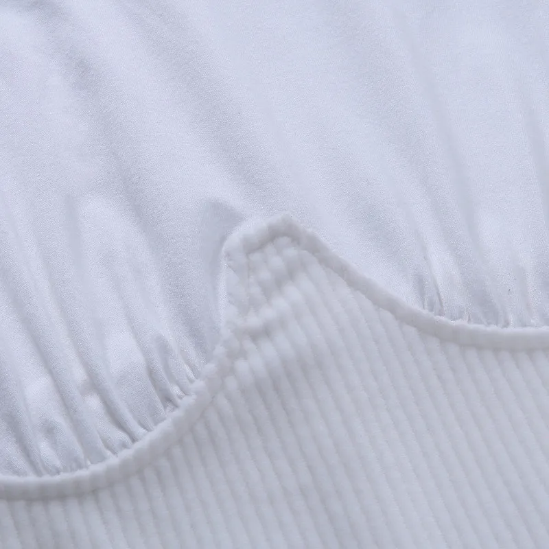 

2021 New Autumn Winter Patchwork White Mini Dress Long Sleeve Ribbed Knitting Short Dress High Waist Casual Solid Dresses Women