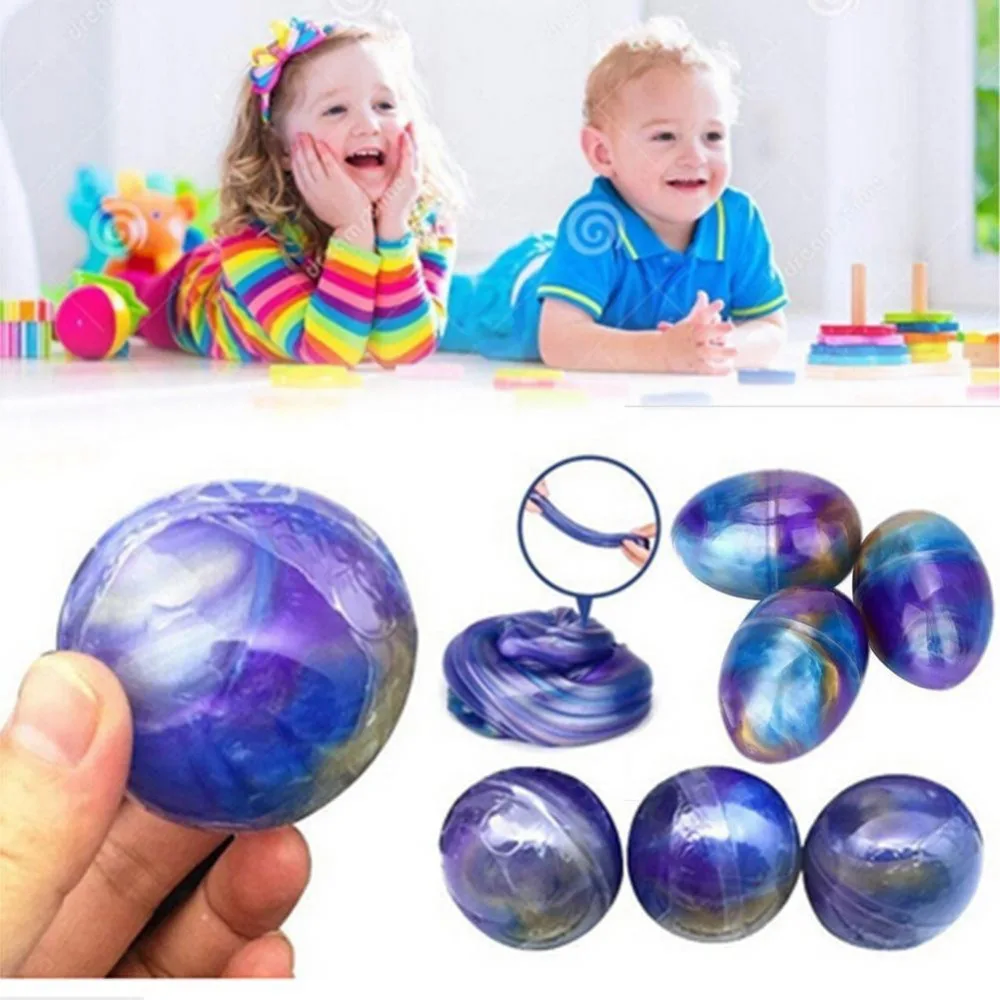 Полимерная глина яйцо в наборе разноцветные Мягкие Слюна Ароматизированная