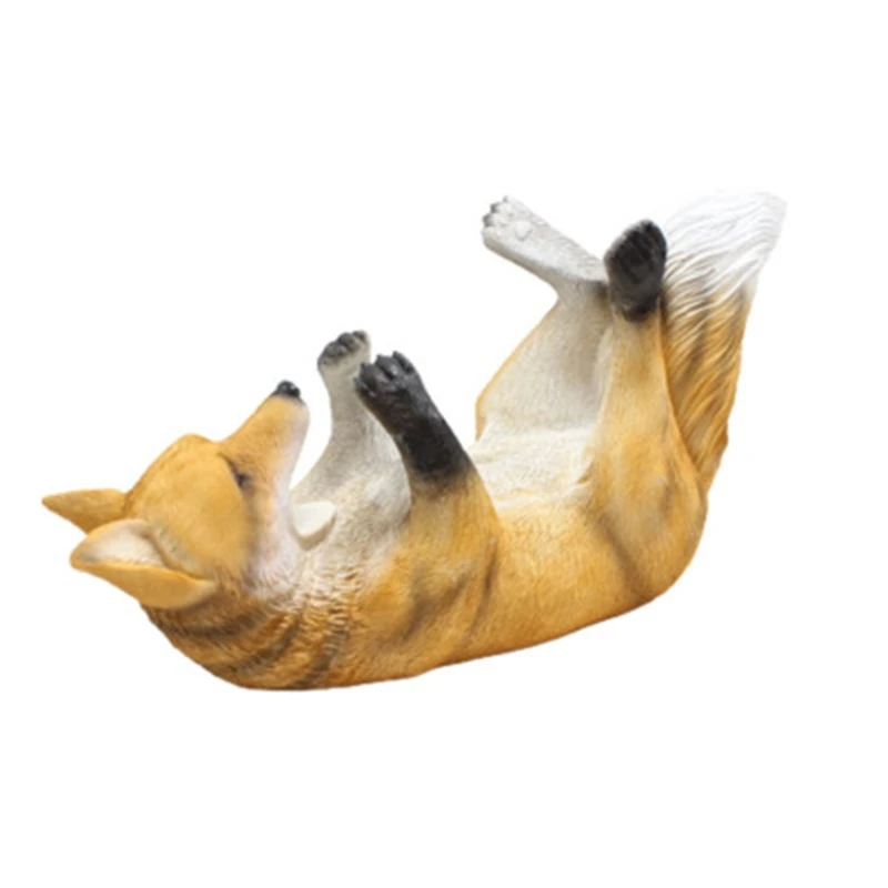 

Wolf Wine Bottle Holder Rustic Animal Sculpture Statue Wine Display Stand Rack H3CC