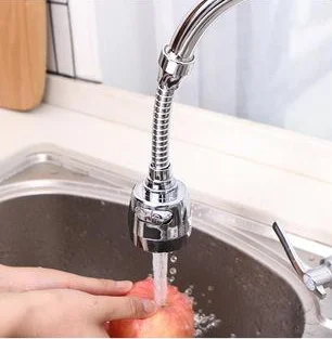 

360 Degree Adjustment Kitchen Faucet Extension Tube Bathroom Extension Water Tap Water Filter Foam Kitchen Faucet Accessories