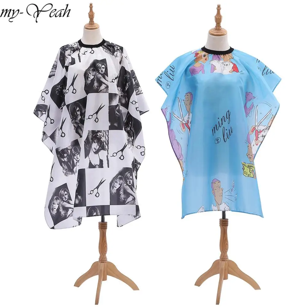 Детская и взрослая одежда для парикмахеров накидка стрижки волос из полиэстера